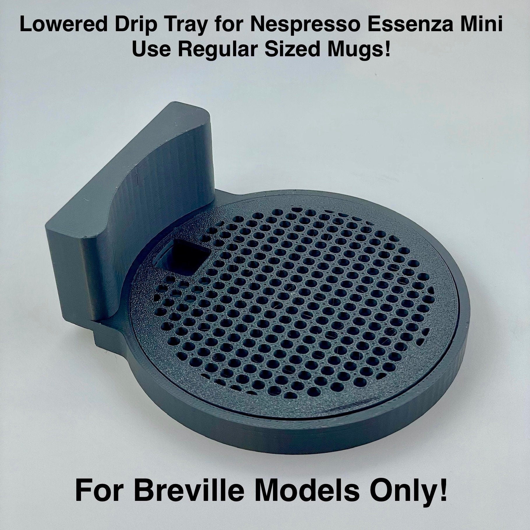 Nespresso Essenza Mini - Upgraded Lowered Drip Tray and Grate - For Use With Large Mugs - By  Breville ONLY