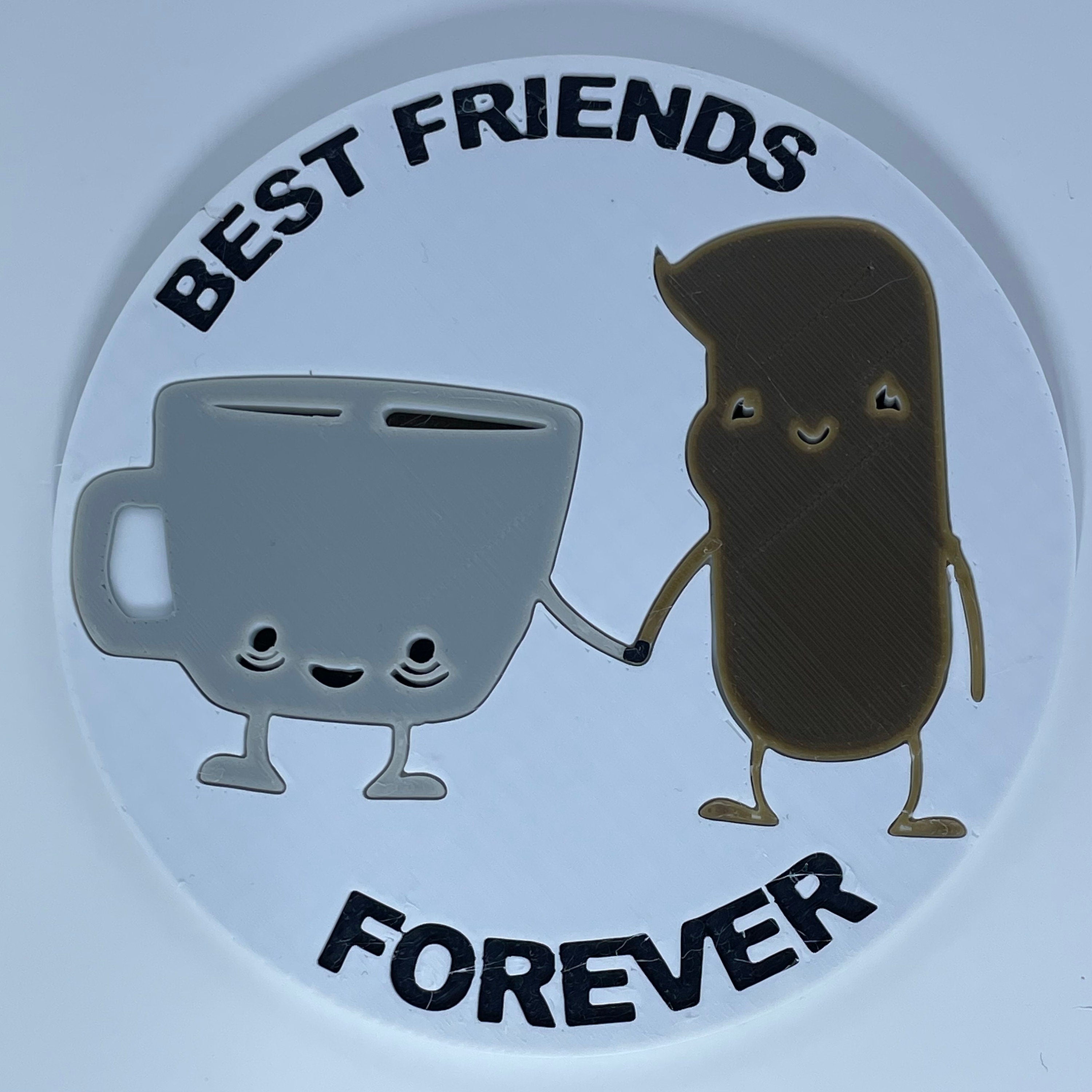 Coffee and Poop BFF Coaster